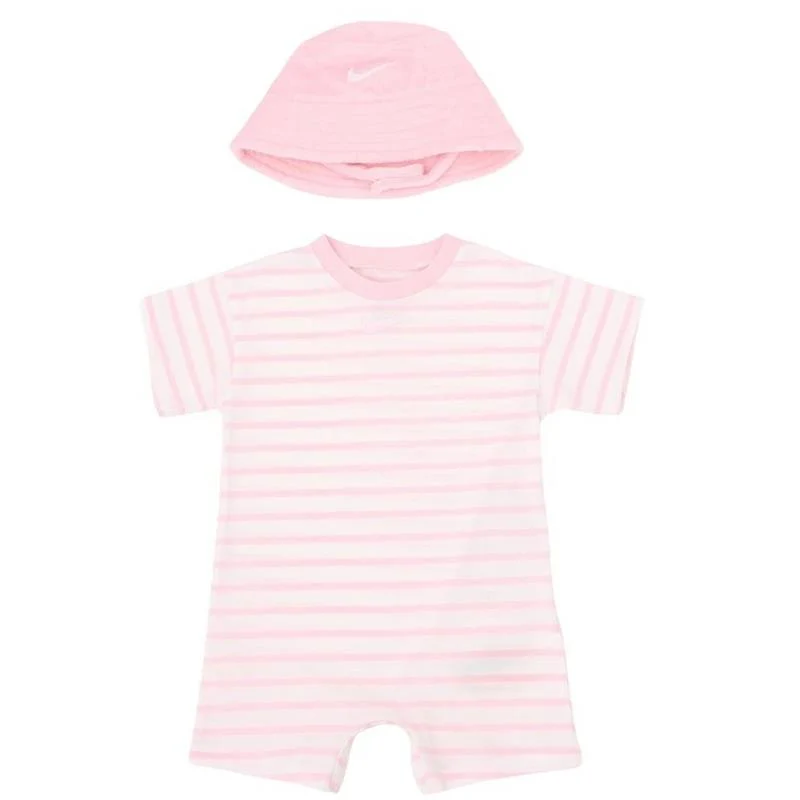 Nike - Kids Towel Terry Romper Pink Foam