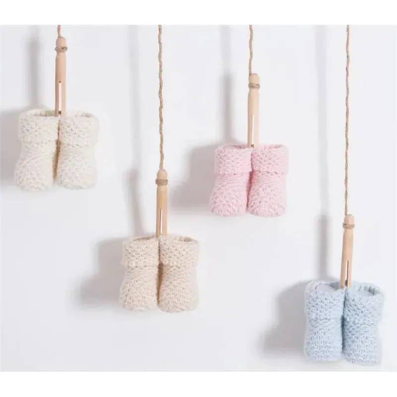 Nipperland - Baby Booties Gray Onesize