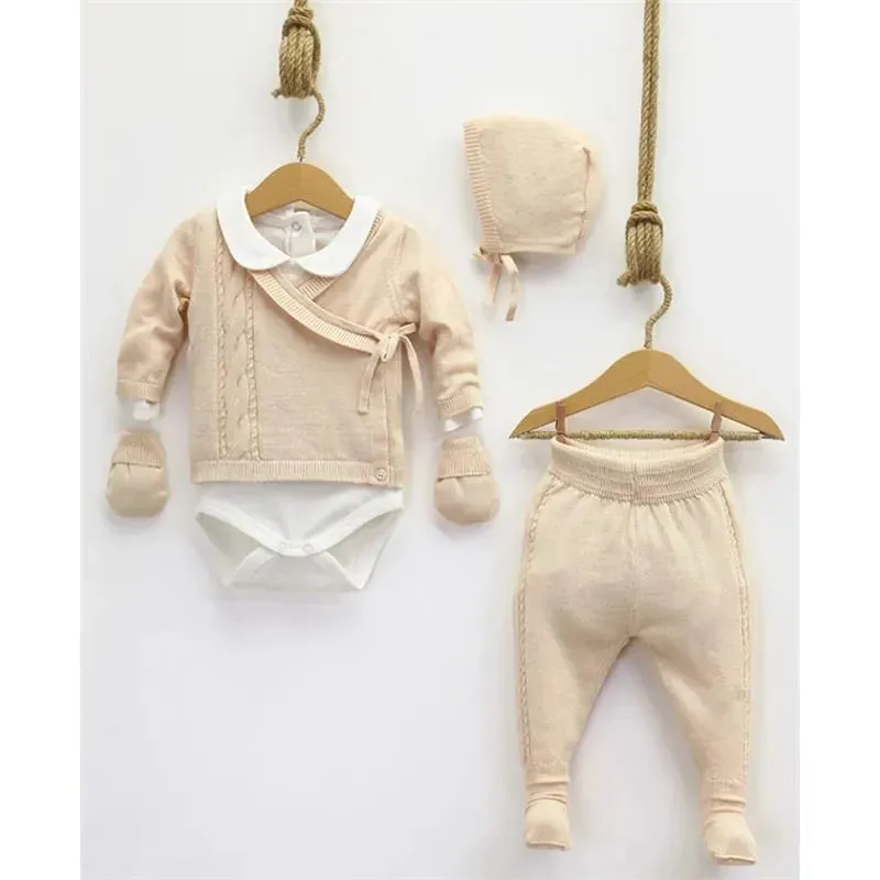 Nipperland - Take Me Home Gray Knitted Baby Set