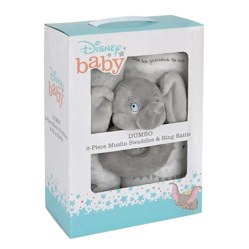 Nojo - Disney Dumbo Swaddles With Plush Rattle - Image 2