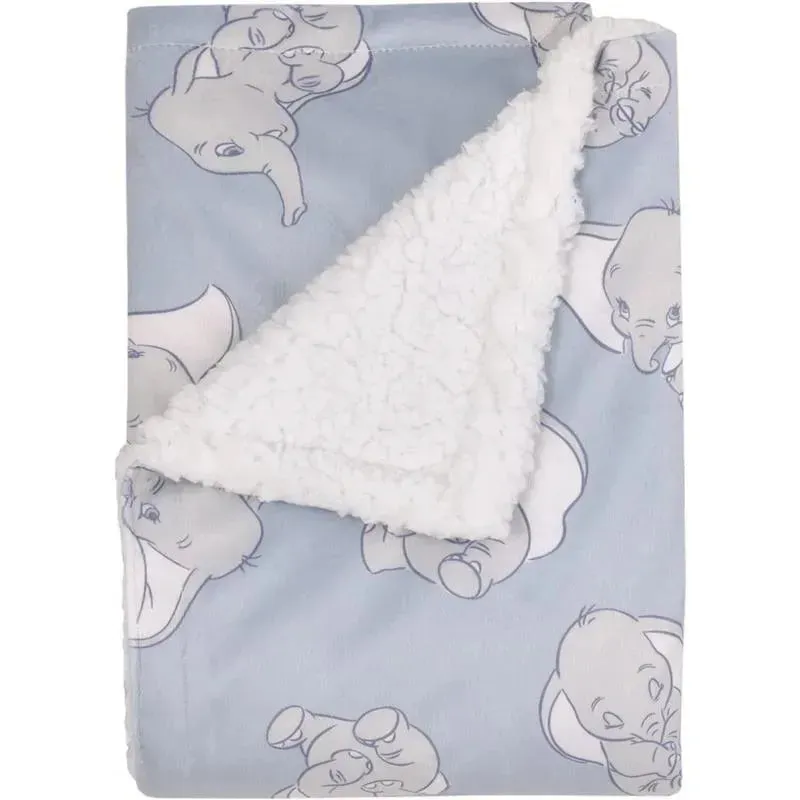 Nojo - Disney Dumbo Sweet Little Baby Super Soft Sherpa Baby Blanket
