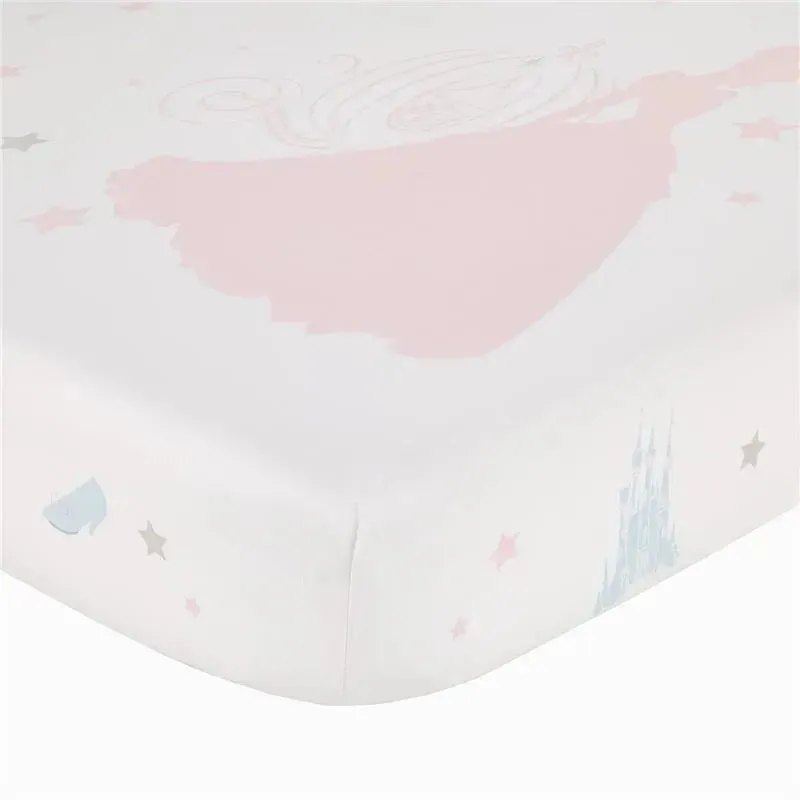 Nojo - Disney Princess Enchanting Dreams Fitted Crib Sheet - Image 2