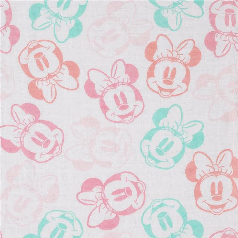 Nojo - Minnie 3 Pk Printed Muslin Swaddles - Image 6