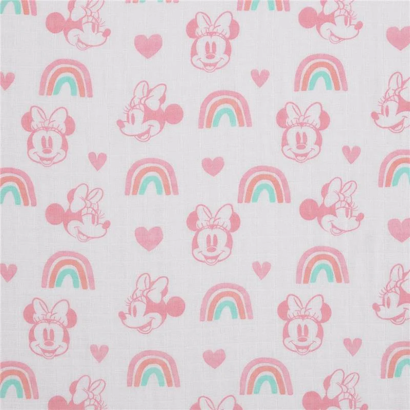 Nojo - Minnie 3 Pk Printed Muslin Swaddles - Image 7