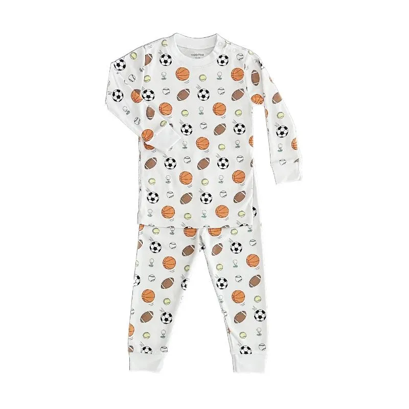 Noomie - Baby All Sports Long Sleeve Pajama Set - Image 2