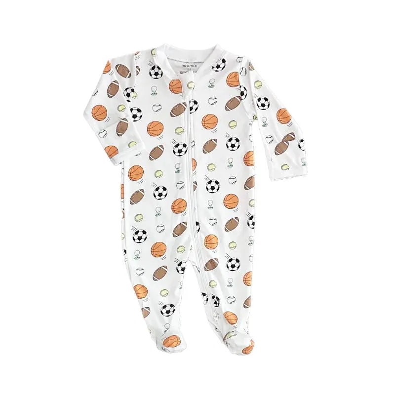 Noomie - Baby All Sports Zipper Footie - Image 2