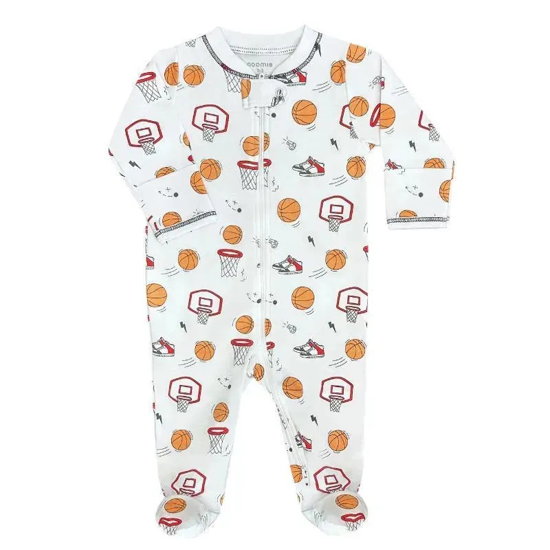 Noomie - Baby Basketball Court Zipper Footie
