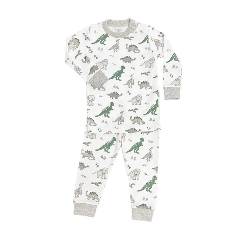Noomie - Dinosaurs Long Sleeve Pajama Set - Image 2