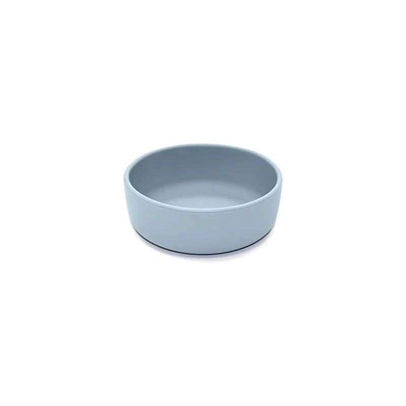 Nouka Bowl 10 oz Non-Slip & Soft Silicone, Lily Blue