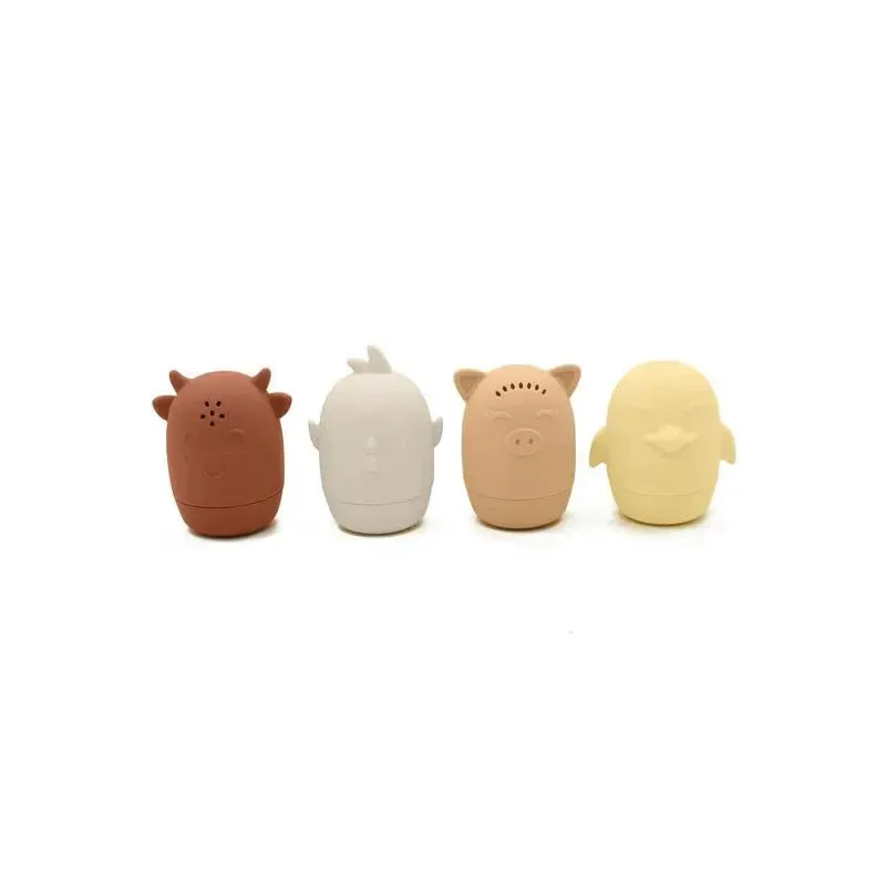 Nouka - Farm Animal Bath Toys Earth Set