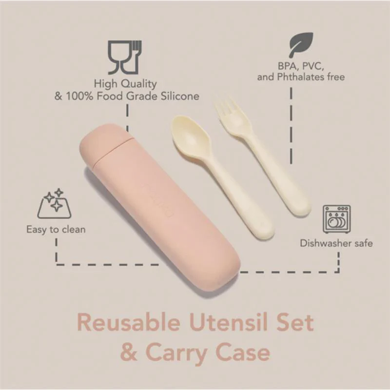 Nouka - Reusable Utensil Set & Carry Case Wave - Image 5