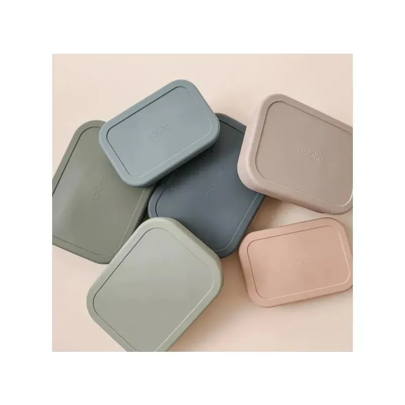 Nouka - Small Silicone Sealed Snack Box, Leaf - Image 8