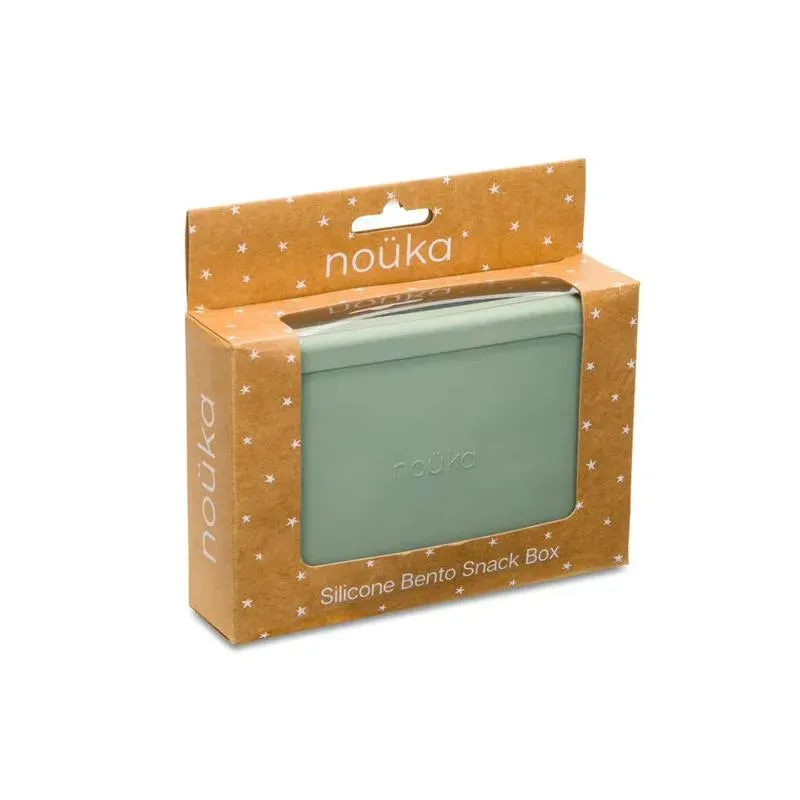Nouka - Small Silicone Sealed Snack Box, Leaf - Image 9