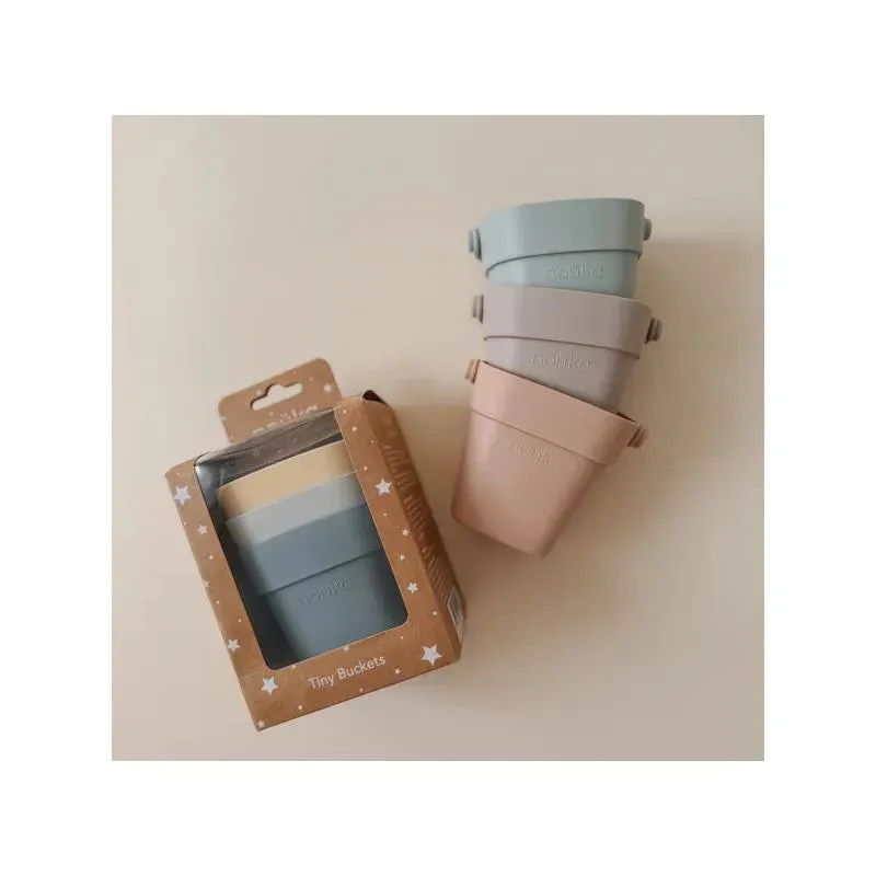 Nouka - Tiny Buckets Bath Toys, Sunset - Image 4
