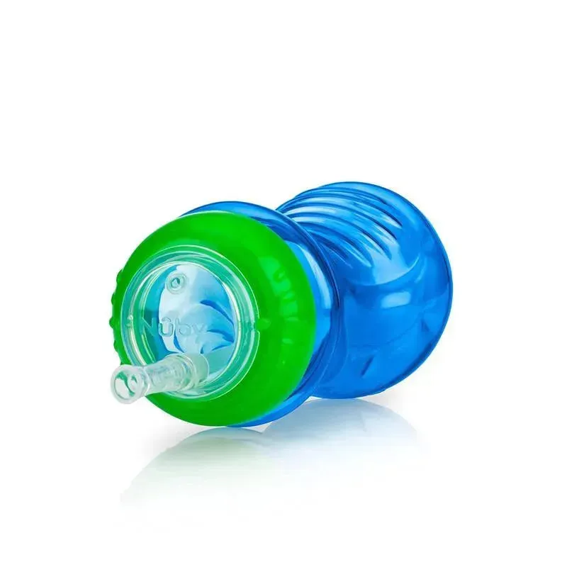 Nuby - 1Pk 10Oz Ns Flexi Straw Cup, Assorted Colors - Image 5