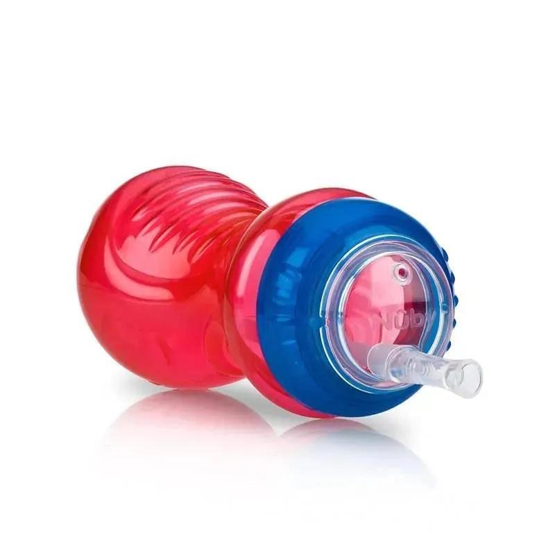 Nuby - 1Pk 10Oz Ns Flexi Straw Cup, Assorted Colors - Image 9