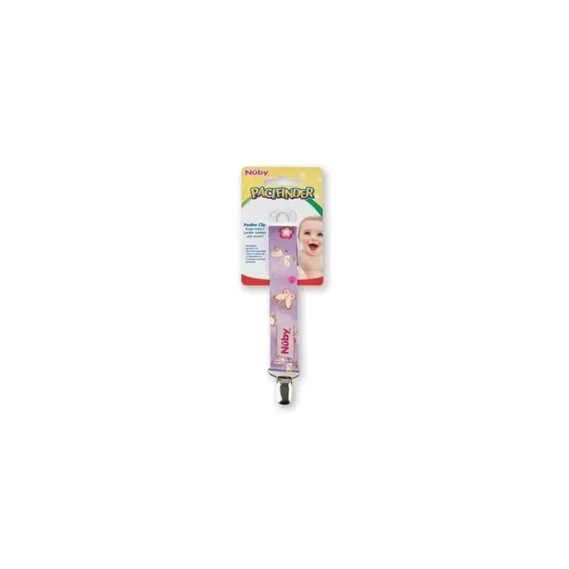 Nuby 1Pk Printed Cloth Pacifinder - Colors May Vary