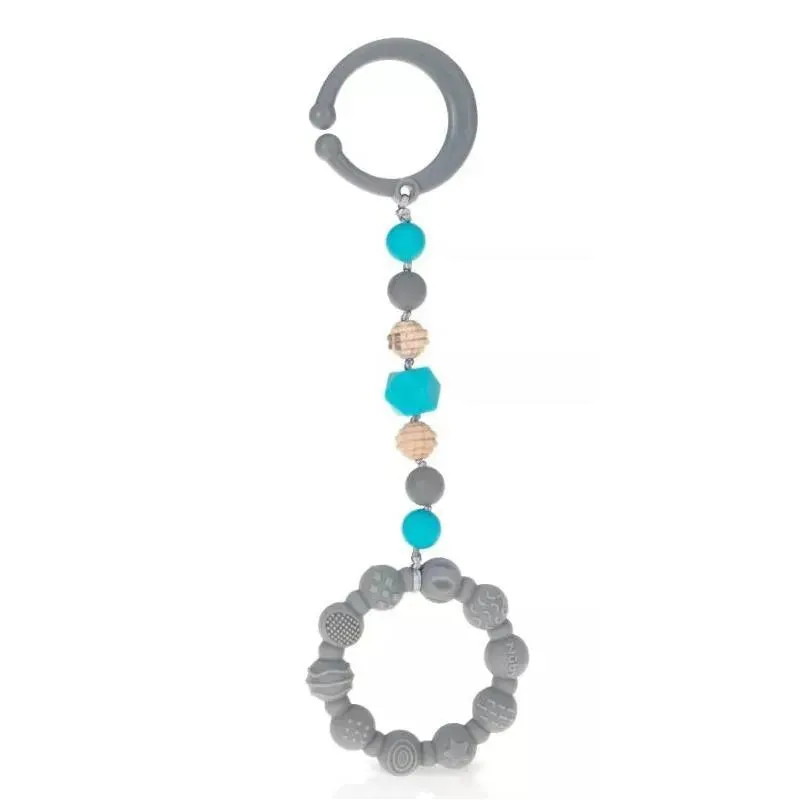 Nuby - 1Pk Tag-A-Long Teether, Mixed Case