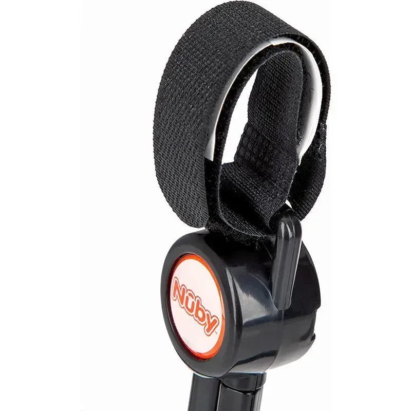 Nuby - 2Pk Double Stroller Hook, Black - Image 3