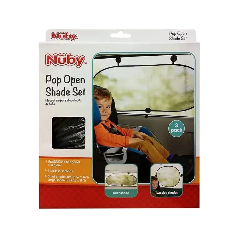 Nuby - 3 Pk Pop Open Sunshade - Image 5