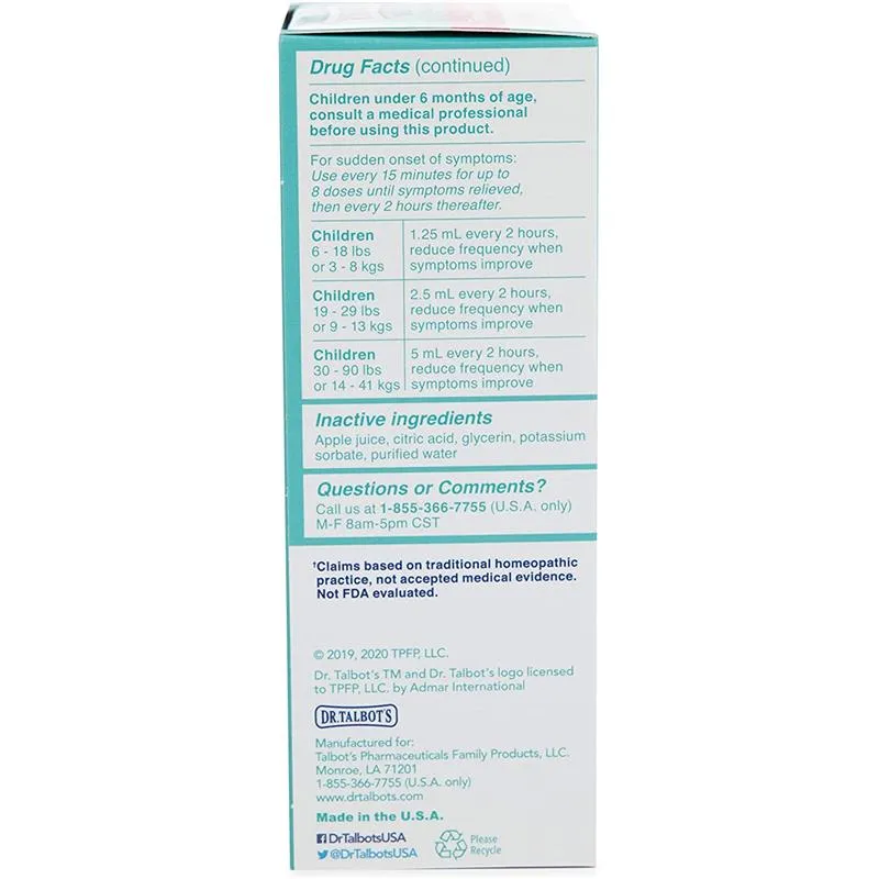 Nuby - 4 Oz Homeopathic Dr Talbots Tummy Ache Relief - Image 7