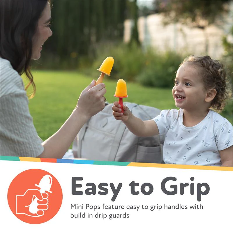 Nuby - 4Pk Stick Pops Silicone Popsicle Molds for Toddlers and Babies - Image 3