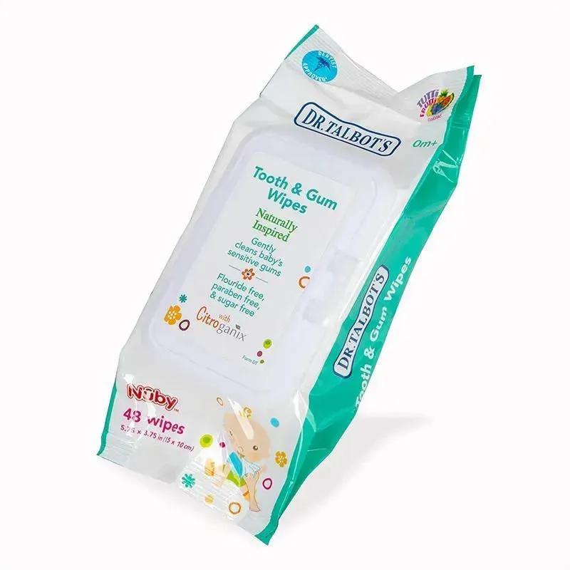 Nuby - All Natural Baby Tooth & Gum Wipes 48Ct - Image 4