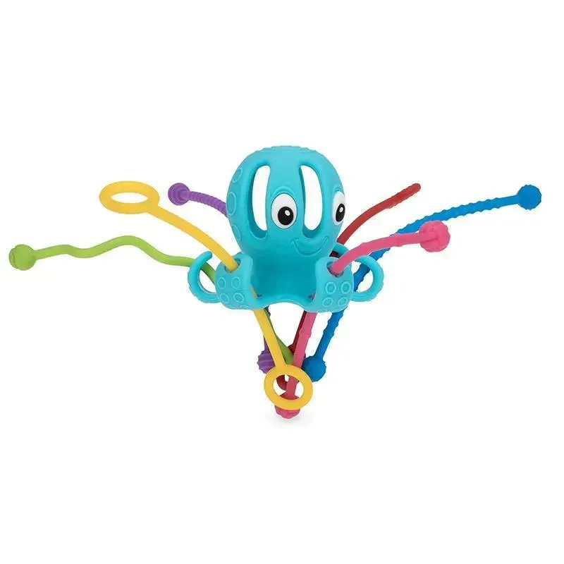 Nuby - Octopus 100% Silicone Pull String Interactive Toy - Image 5