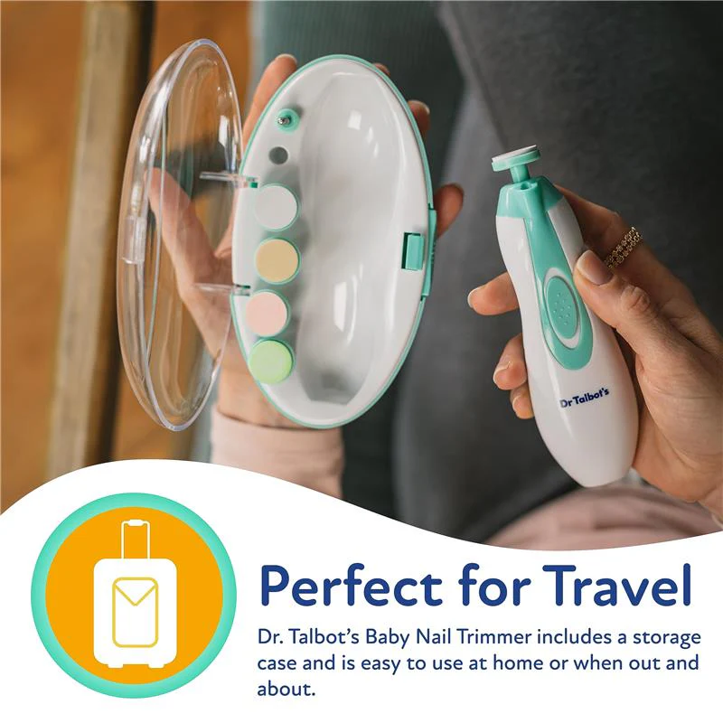 Nuby - Baby Nail Trimmer, Electric Nail Trimmer With Led Light - Image 2