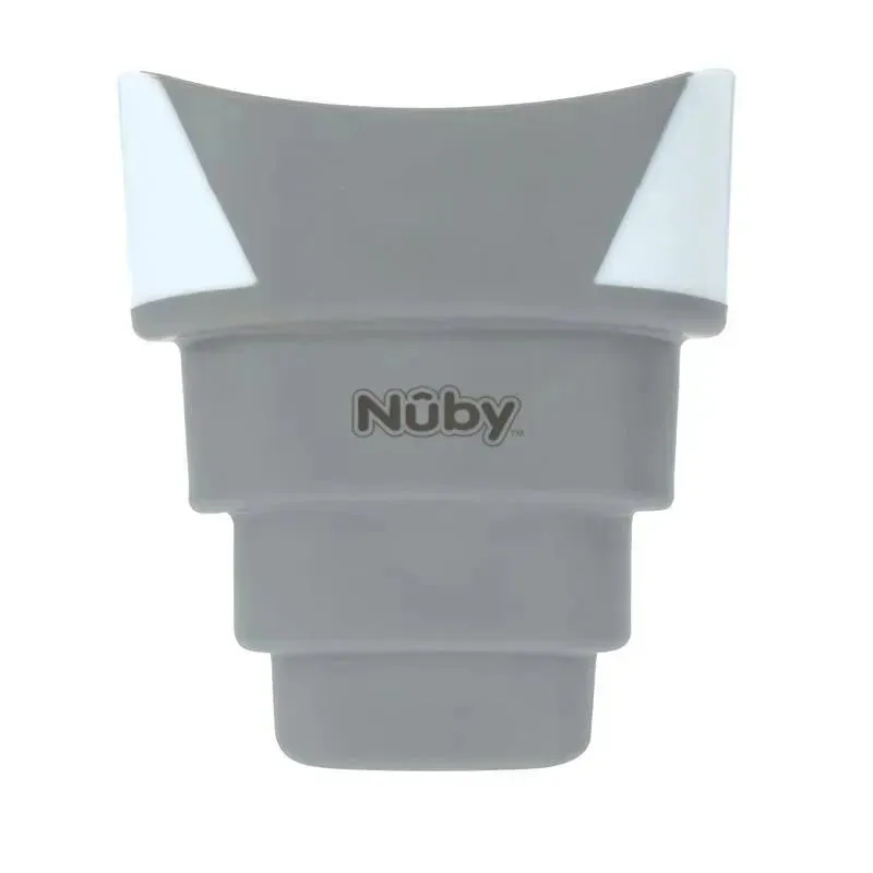 Nuby - Collapsible Bath Rinse Pail In, White/Gray - Image 2