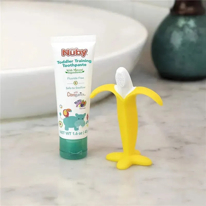 Nuby - Dr. Talbot's Banana Brush Toddler Toothpaste Combo - Image 2