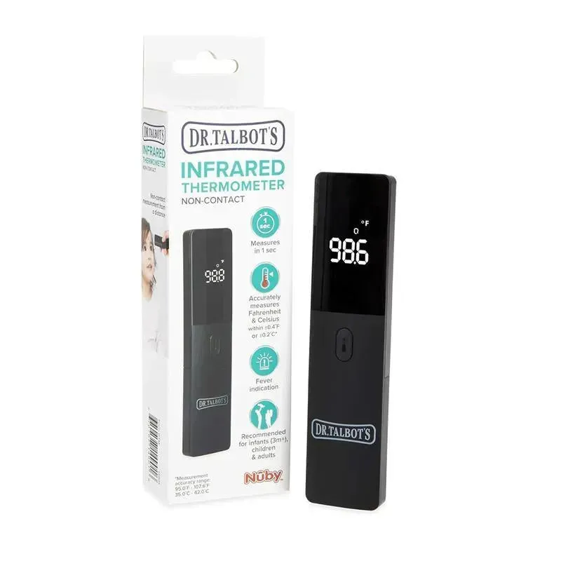 Nuby - Dr. Talbot's Non-Contact Infrared Thermometer, Black