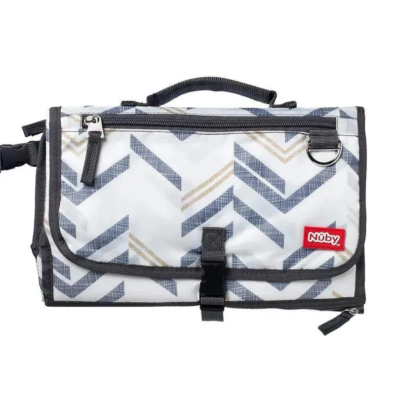 Nuby - Dr. Talbot's Portable Changing Pad Chevron with Case