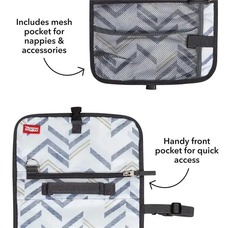 Nuby - Dr. Talbot's Portable Changing Pad Chevron with Case - Image 4
