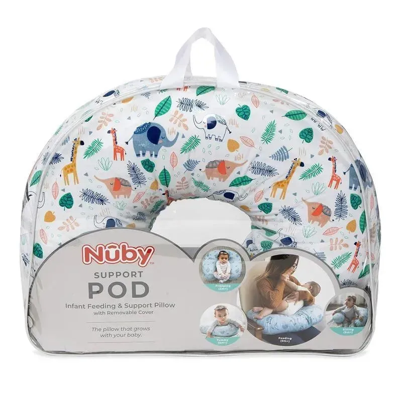 Nuby - Dr. Talbot's Support Pod Infant and Breastfeeding Nursing Pillow | Jungle - Image 2