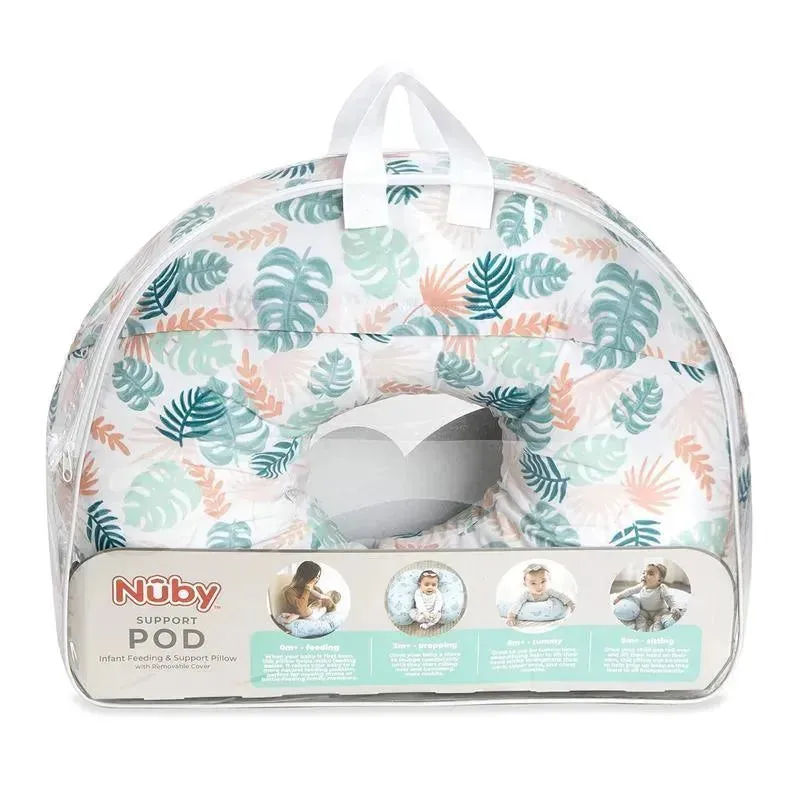 Nuby - Dr. Talbot's Support Pod Infant and Breastfeeding Nursing Pillow | Tropical - Image 3