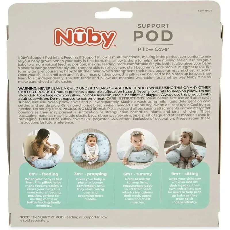 Nuby - Dr Talbots Zoo Animal Print Nursing Pillow Cover Set - Image 6