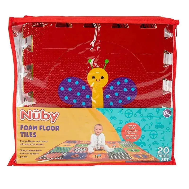 Nuby Eva Floor Foam Tiles 20PC Set - Image 6