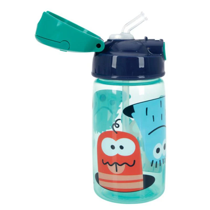 Nuby - 1Pk Flip-It Active In Staw Bottle, Colors May Vary - Image 2