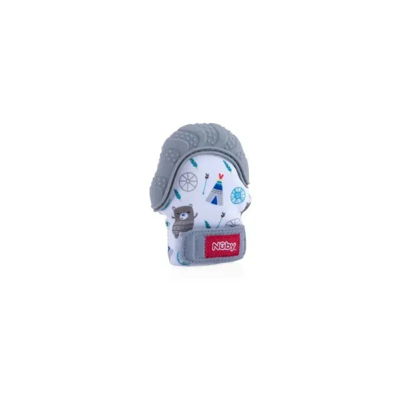 Nuby Happy Hands Teething Mitten Assorted Colors - Image 3
