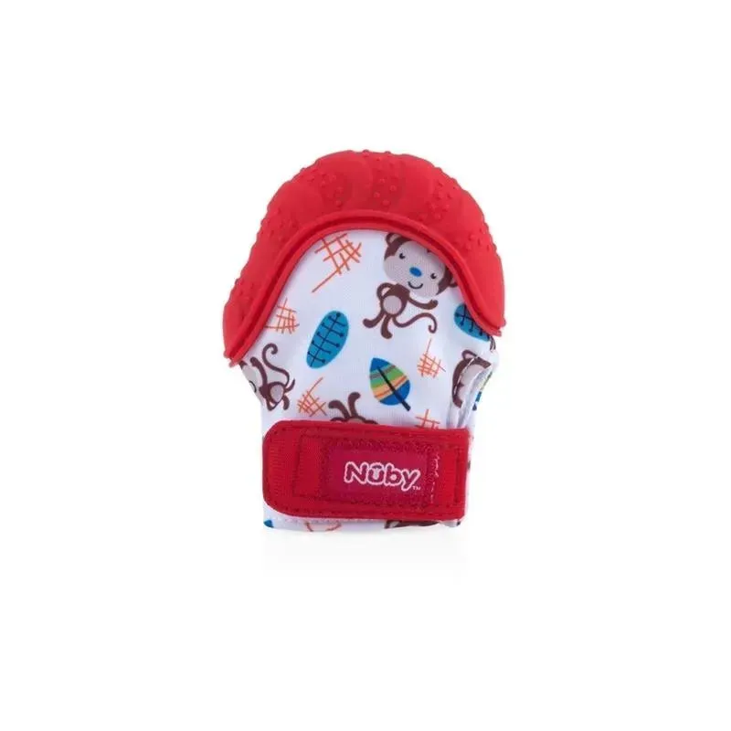 Nuby Happy Hands Teething Mitten Assorted Colors - Image 4