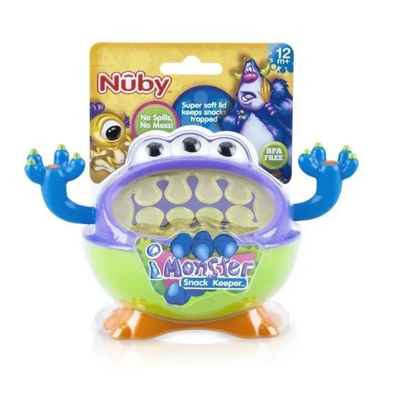 Nuby Imonster Snack Keeper, Multicolor - Image 5