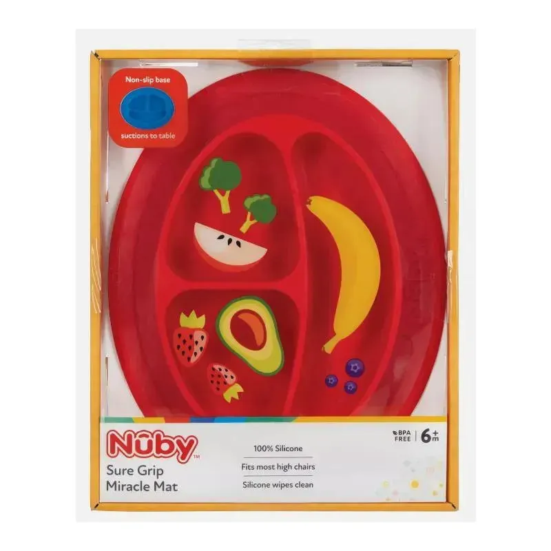 Nuby - Ovular Sectioned Silicone Feeding Mat - Image 2