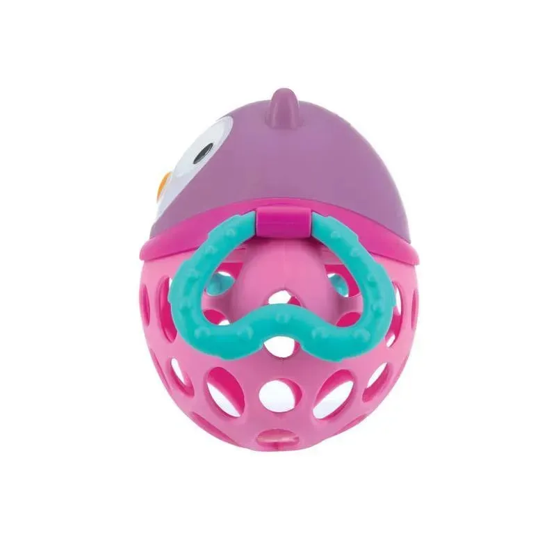 Nuby - Silly Shakers Animal Rattle Toy, Owl - Image 2