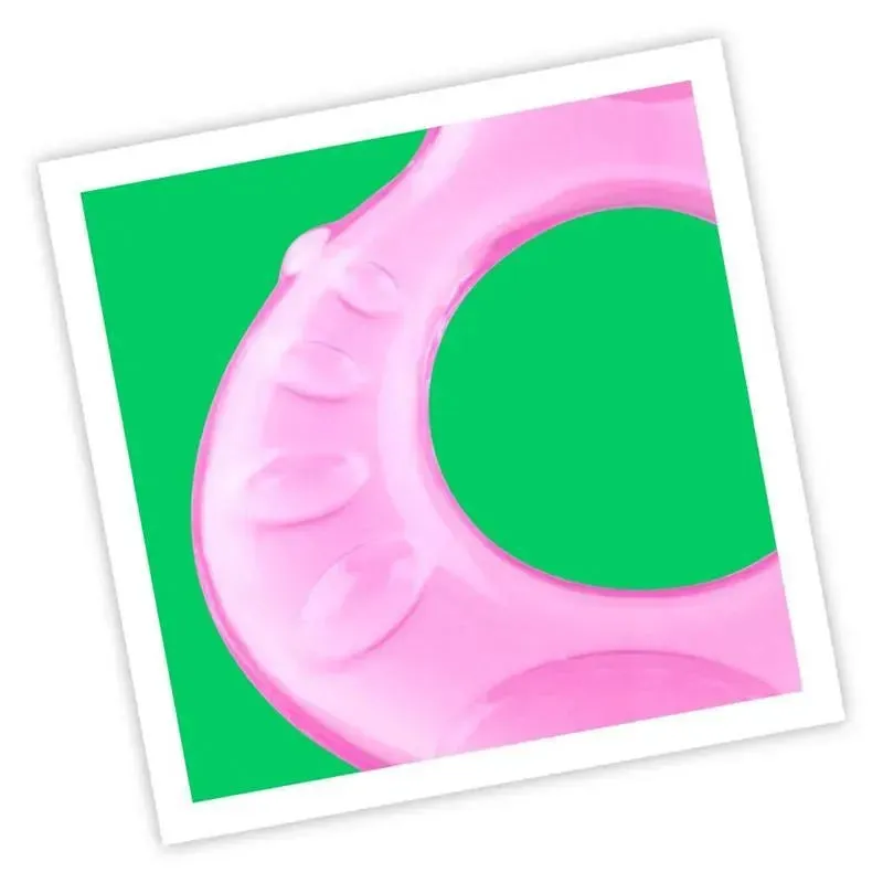Nuby - Step 1 Soft Silicone Teether, Pink - Image 2