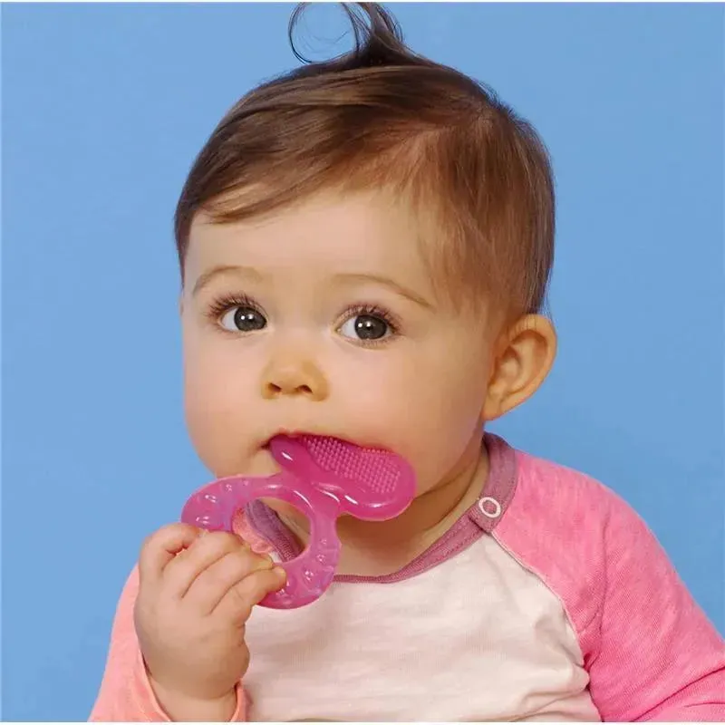 Nuby - Step 1 Soft Silicone Teether, Pink - Image 5