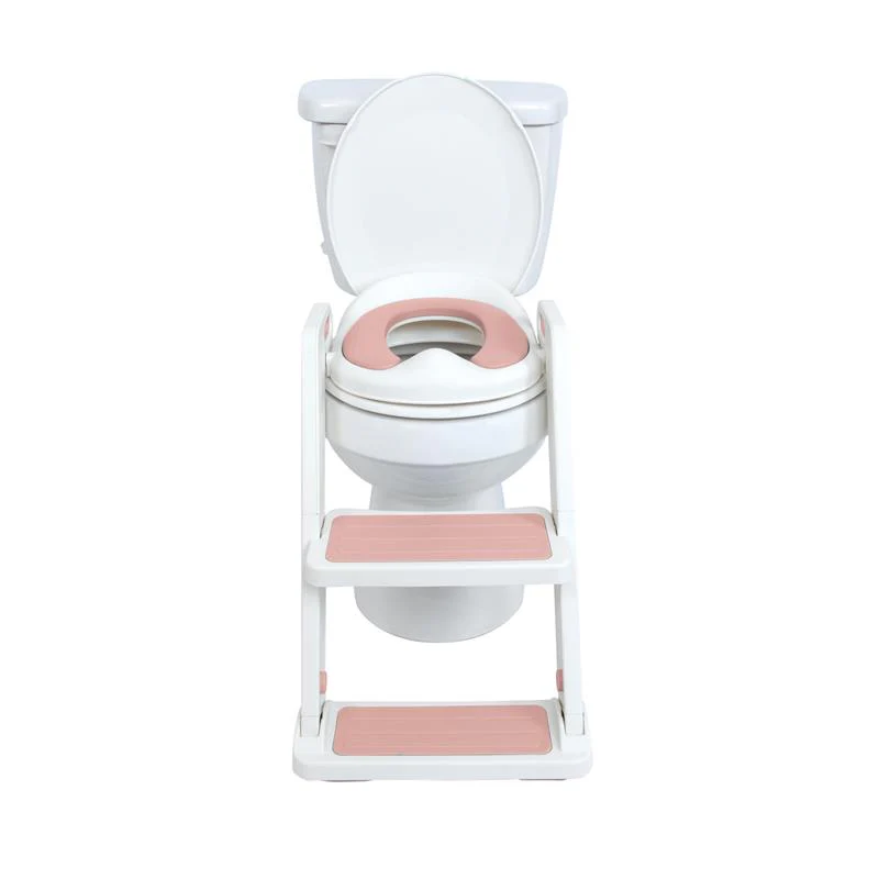 Nuby - Step Ladder Toddler Potty Seat for Toilet, Pink - Image 4