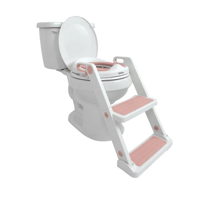 Nuby - Step Ladder Toddler Potty Seat for Toilet, Pink - Image 5