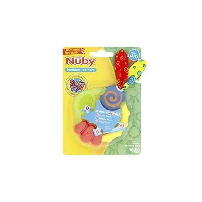 Nuby - Teether Combo Set, 1 Wacky Teether And 2 Chewbies - Image 6