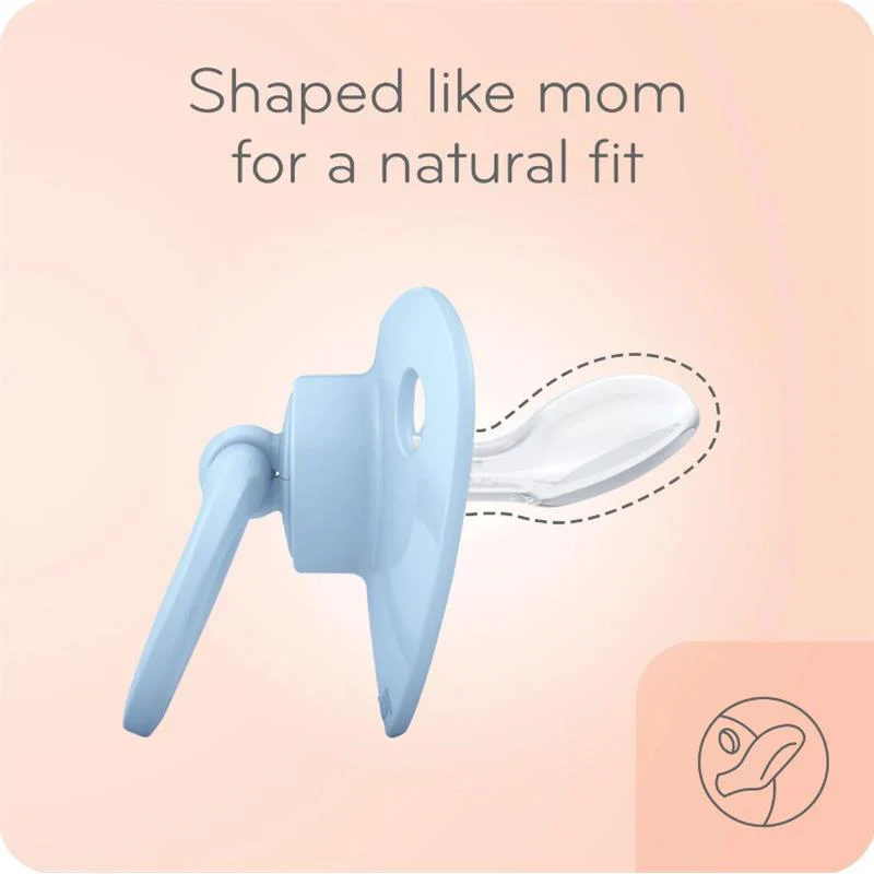 Nuk 2Pk Newborn Orthodontic Pacifiers 0/2M, Assorted Colors - Image 7